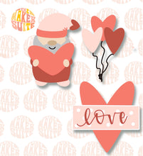 Load image into Gallery viewer, Valentine’s Gnome: by Cookies by Em
