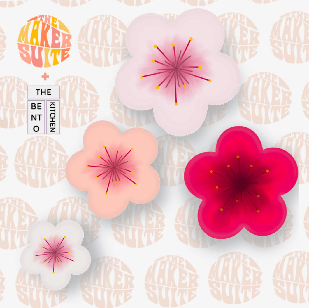 Stackable Plum Blossom Flowers: by The Bento Kitchen