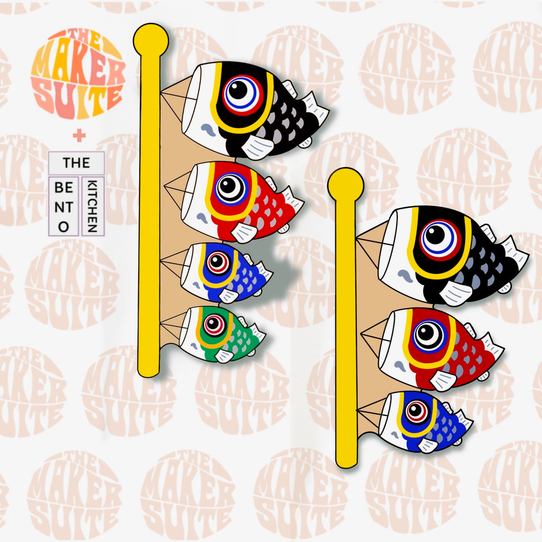 Koinobori Carps: by The Bento Kitchen